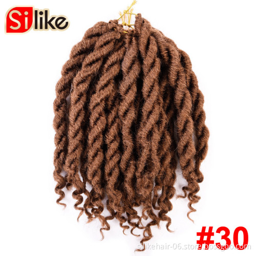 Faux Locs Crochet Hair Wavy Goddess Locs Crochet Hair with Curly Ends Curly Synthetic Braids Hair Extensions